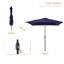 Parasol de marché carré Rinesh-1577955551