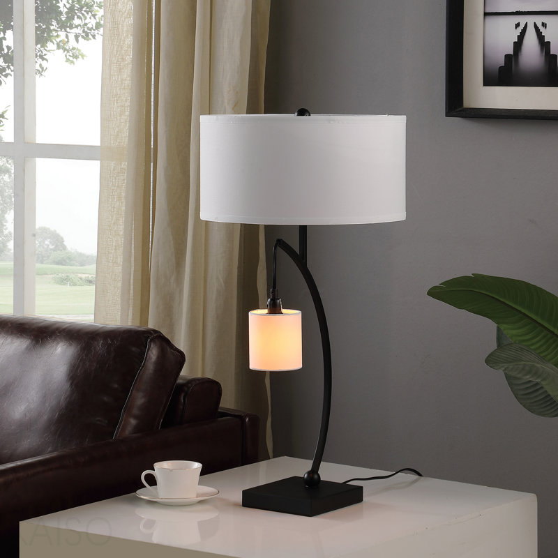 Lampe de table 28 po, Matte Black