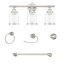 Asdvadzadur 3-Light Dimmable Antique Copper Vanity Light