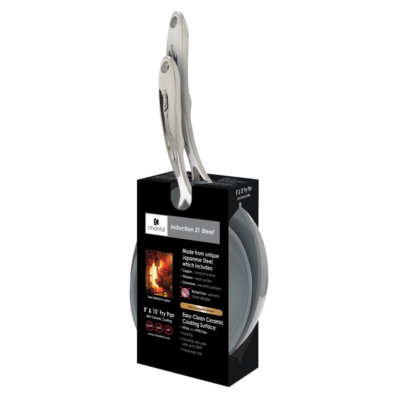 Stainless Steel Non-Stick Frying Pan Set