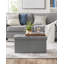 Bonnard 76cm Wide Tufted Rectangle Solid Colour Ottoman with Storage-105701519