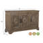 Buffet en bois massif 59 po Berlene