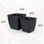 Paquet de 2 pots de fleurs à arrosage automatique-725939642