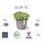 Ecopots Oslo Indoor/Outdoor Modern Recycled Plastic Flower Pot Planter-87810553-80209423