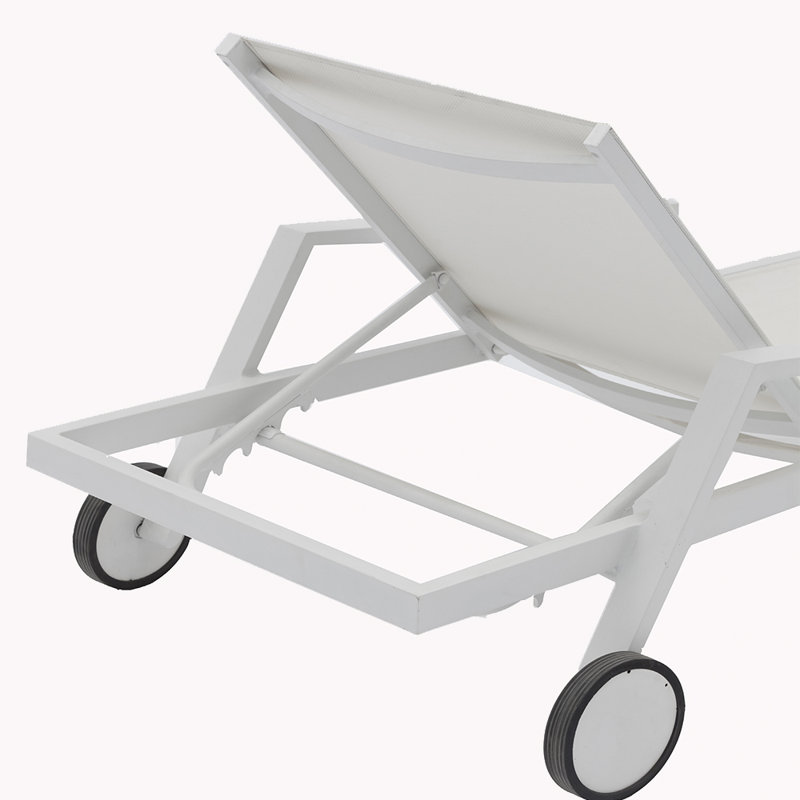 Bondi Outdoor Chaise Lounge, White