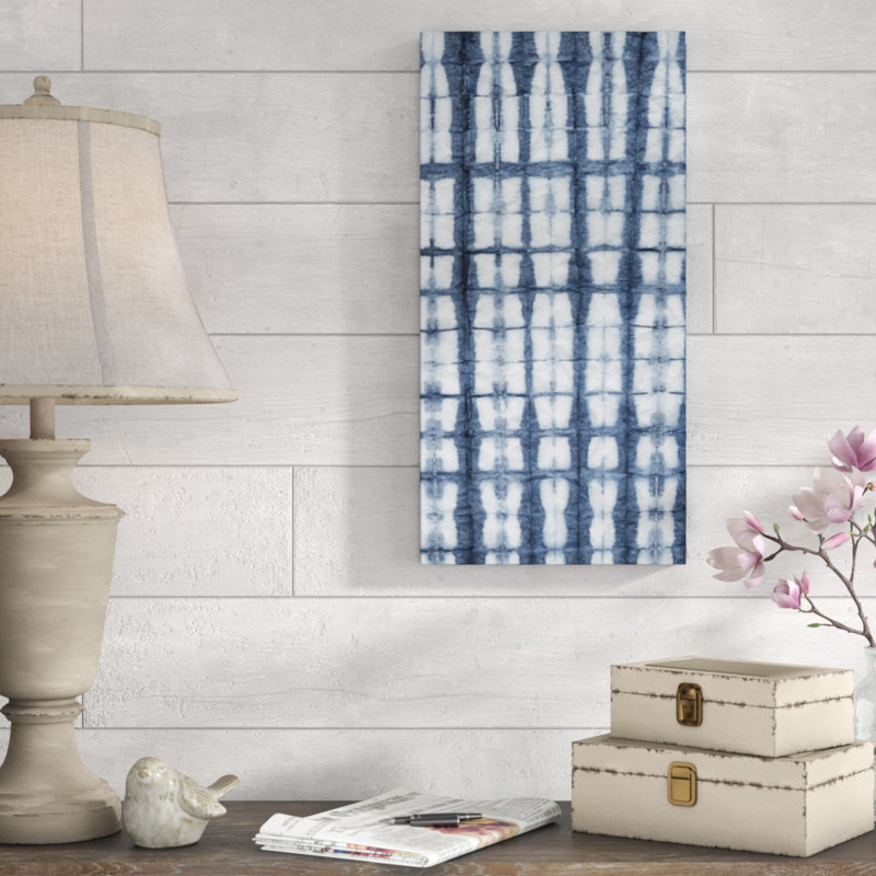 «Shibori III», impression, H 36 po x l 18 po x P 1,5 po, Toile