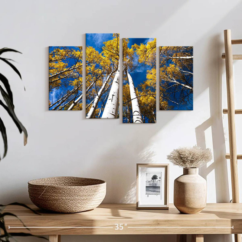Harnek High Autumn Trees, 32" H x 52" W