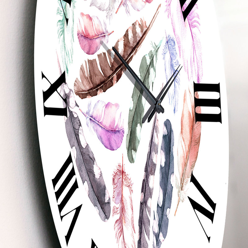 Horloge murale bohème et éclectique, Petit