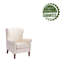 Fauteuil d'appoint Jacy Red Barrel Studio®, revêtement en tissu, pieds en bois d'hévéa-1305584532