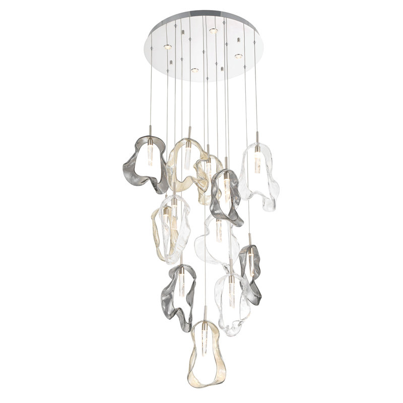 Lustre 12 "24" Norah, Nickel poli