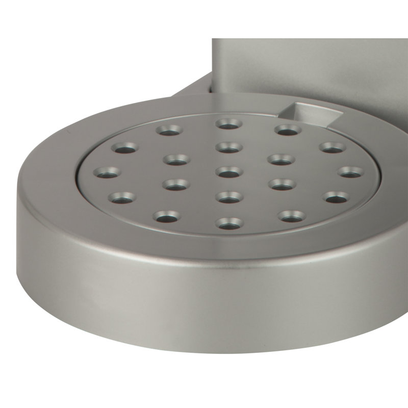 Silver Chrome Single Food Dispenser with BPA-Free Finish