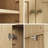  71'' Kitchen Pantry Storage Cabinet With Bookcases and Open Shelves(Set Of 3)-96443052