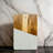 Marble and Acacia Wood Rectangular Diagonal Board-99447373