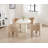 Modern Barrel Dining Chair With Solid Wood Legs, Upholstered Arm Dining Chair, Comfy Side Chair For Living Room/Dining Room-1524021565