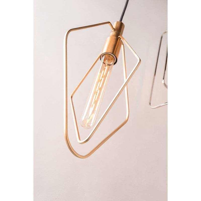 Masonville 1 Light Mini Pendant, Aged Brass