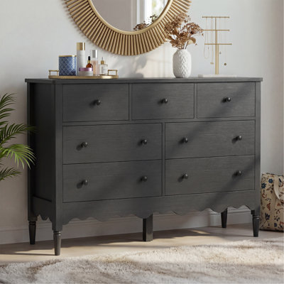 Commode 43,3 po avec tiroirs en bois Abson