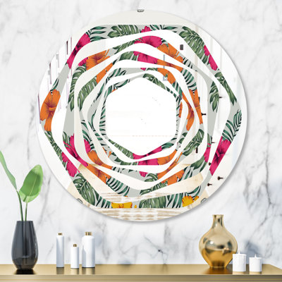 Miroir mural Leaves III