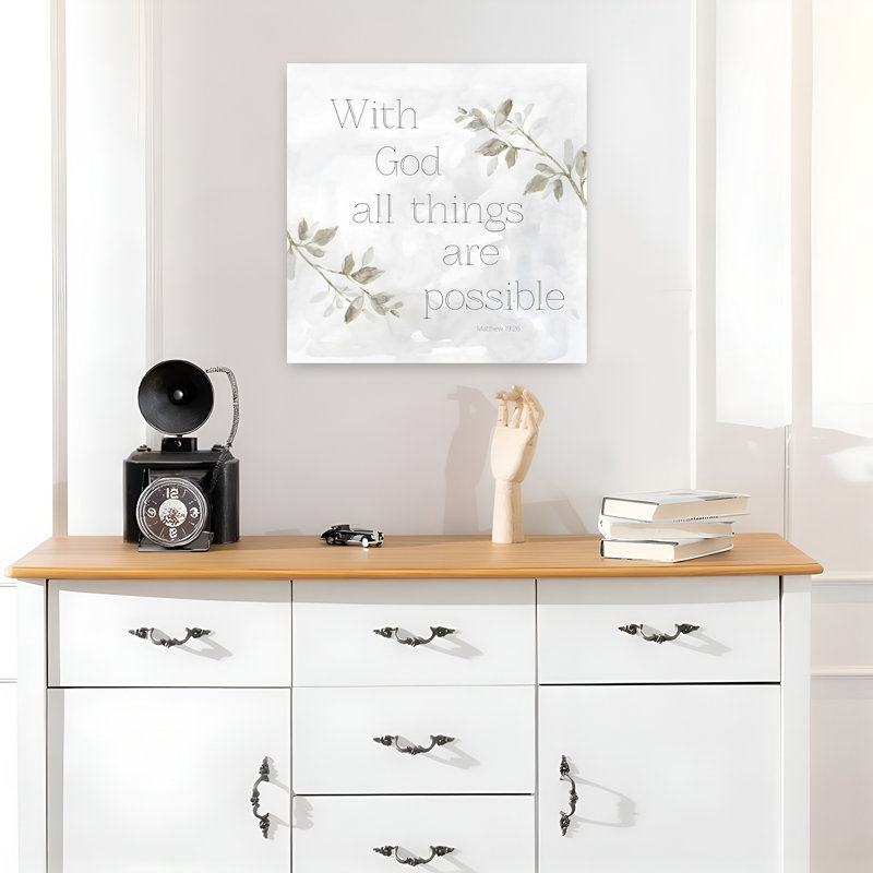 «All Things Elegant Minimalist Peaceful Landscape Nature», art mural, H 18 po x l 18 po