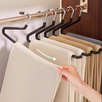 Cintres en forme d'oie - Pantalons spécifiques, antidérapants, antidérapants et multifonctionnels pour le rangement de garde-robe