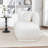 Faux Fur Upholstered Chaise Lounge Chair-372344131