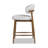 Gefjun Upholstered Counter Stool with Solid Wood Frame