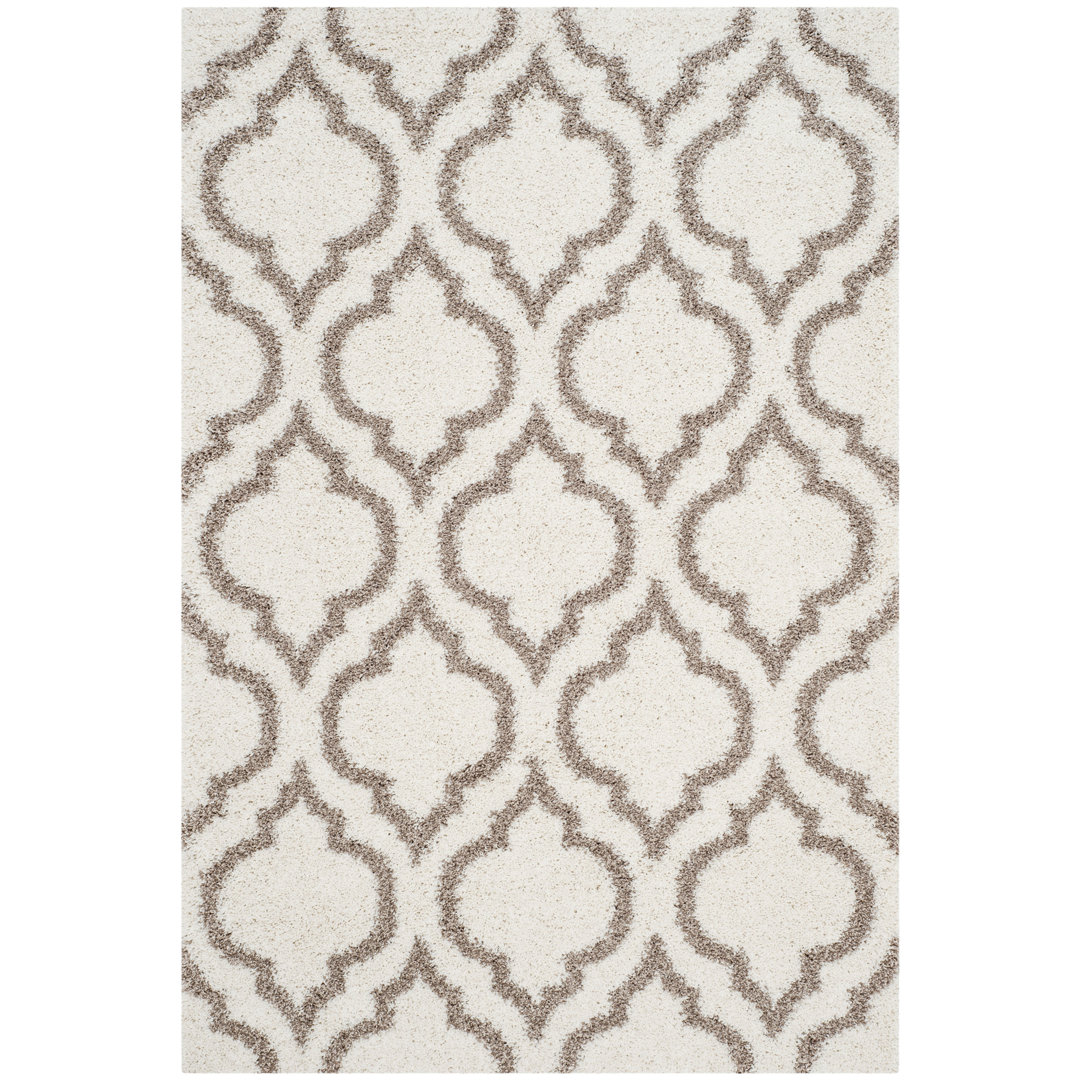 Darrold Hudson Shag Performance Geometric Rug House of Hampton® Rug 