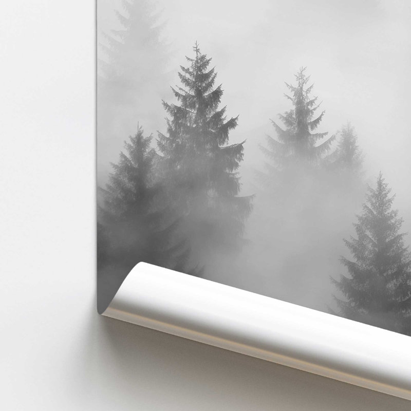 Foggy Echoes I Print, Sans cadre, papier, H 36 po x l 24 po