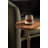 Modern Adjustable-Height Metal and Wood Pedestal Table-356346829