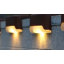 Solar Powered Integrated LED Deck Lights Outdoor Waterproof Step Light for Fence Patio Yard Pathway-63599636