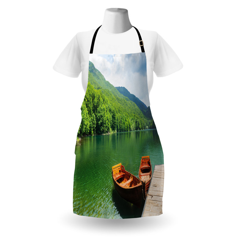 No Pattern Bib Apron