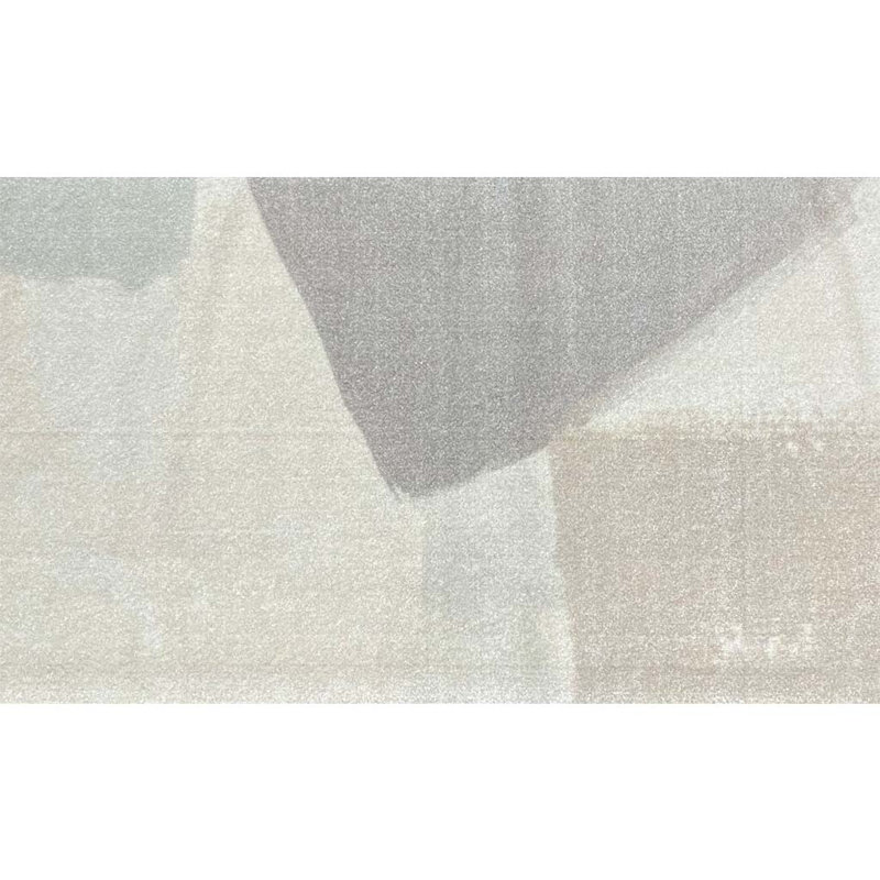 Tapis taupe 2 pi x 4 pi touffeté à la machine avec protection UV