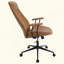 Chaise de bureau rembourrée et réglable pour bureau à domicile