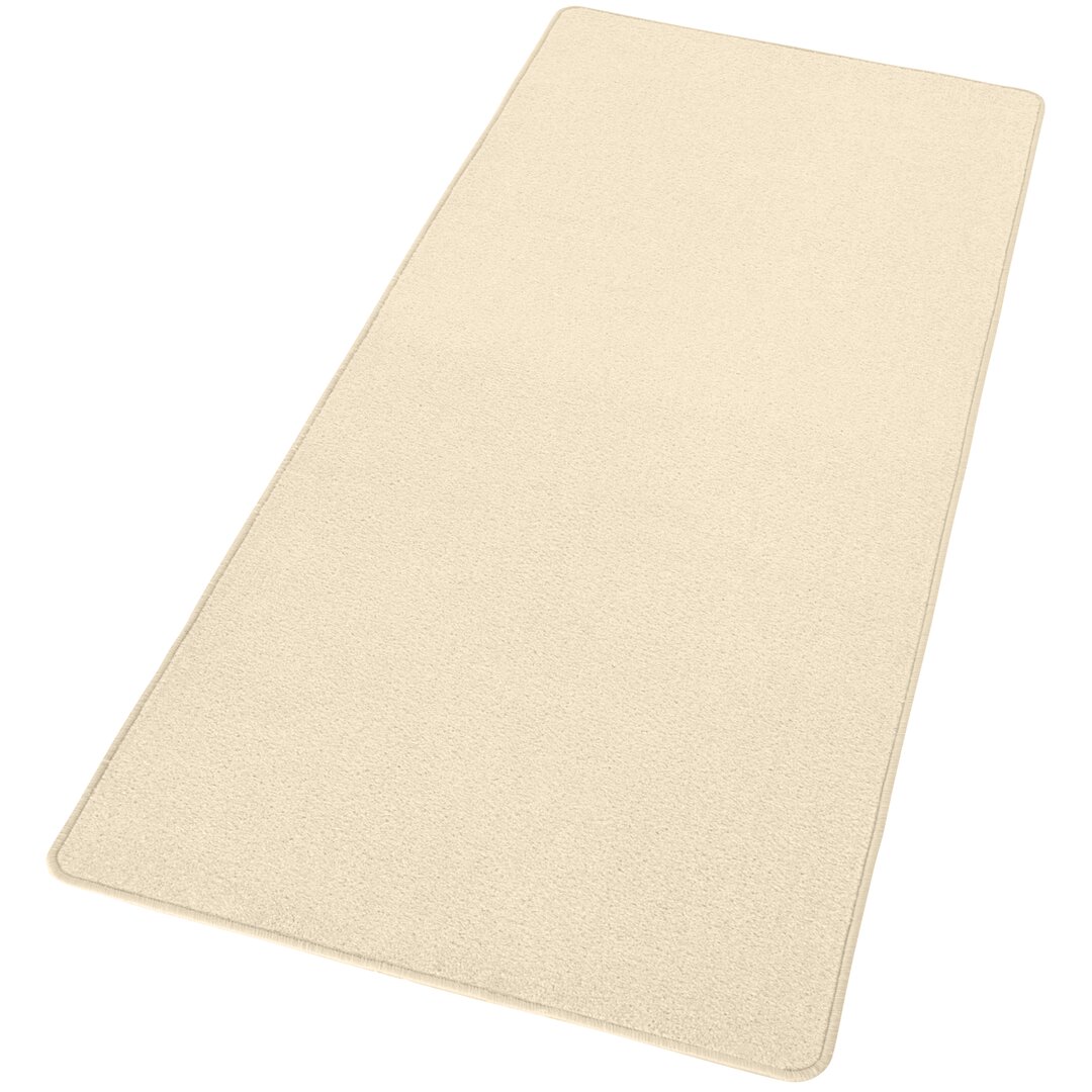 Fancy Teppich - Wohnzimmerteppich Kurzflor für Wohnzimmer, Schlafzimmer, Esszimmer - Beige