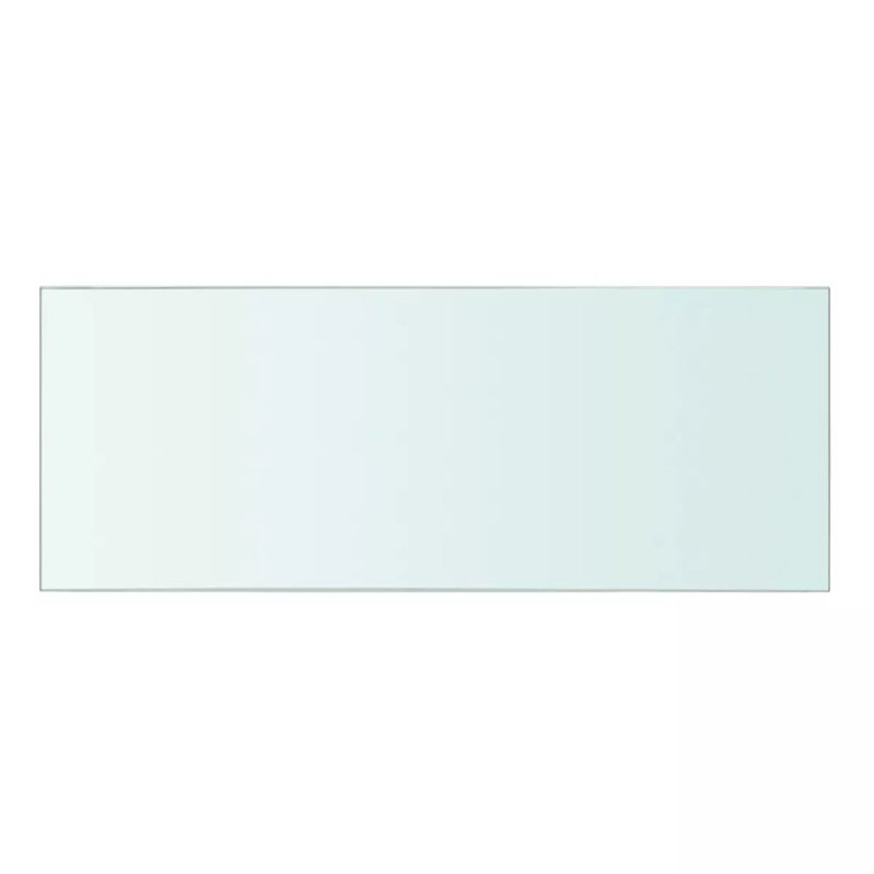 Glass Floating Shelf, 0.8cm H x 40cm W x 15cm D