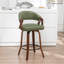 Tabouret de comptoir pivotant en similicuir Providence-128799125