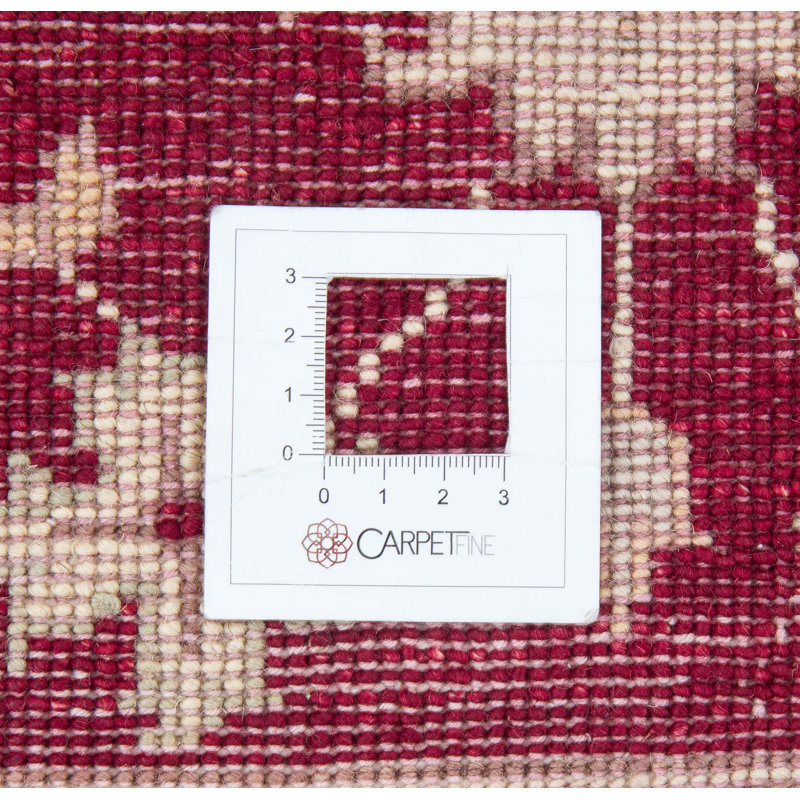 Rectangle 60 cm x 93 cm Floral Wool Hand Woven Area Rug
