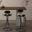 Modern Upholstered S-Shaped Round Seat Barstools(2PCS Sets)-645088293