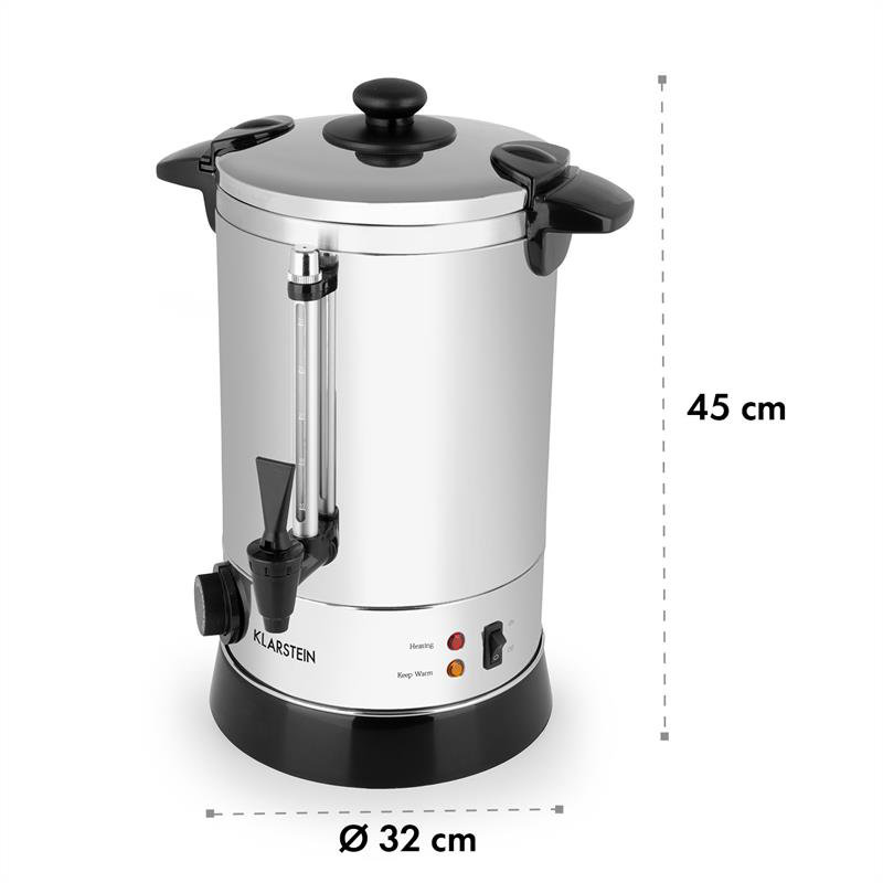 Klarstein 3L Stainless Steel Electric Tea Kettle