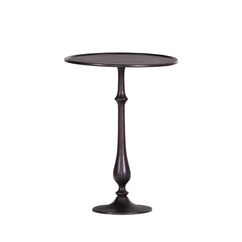 Andrea Woods Pedestal End Table