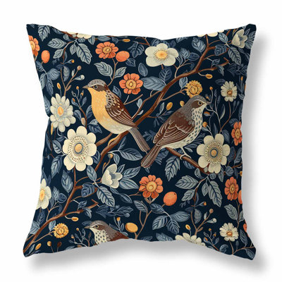 Hidden Birds Indoor/Outdoor Pillow