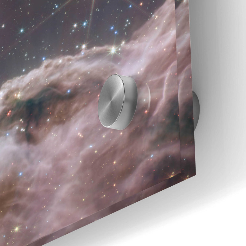 «Cosmic Cliff in the Carina Nebula» par la NASA, art mural en verre acrylique, H 12 po x l 36 po