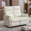 Ensemble de salon inclinable électrique en cuir 2 pièces avec port USB Angellie-99402818