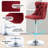 360°Swivel Bar Stools with Sliver Base-245266677