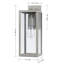 Lanterne murale d'extérieur à 1 ampoule Malak-553016289