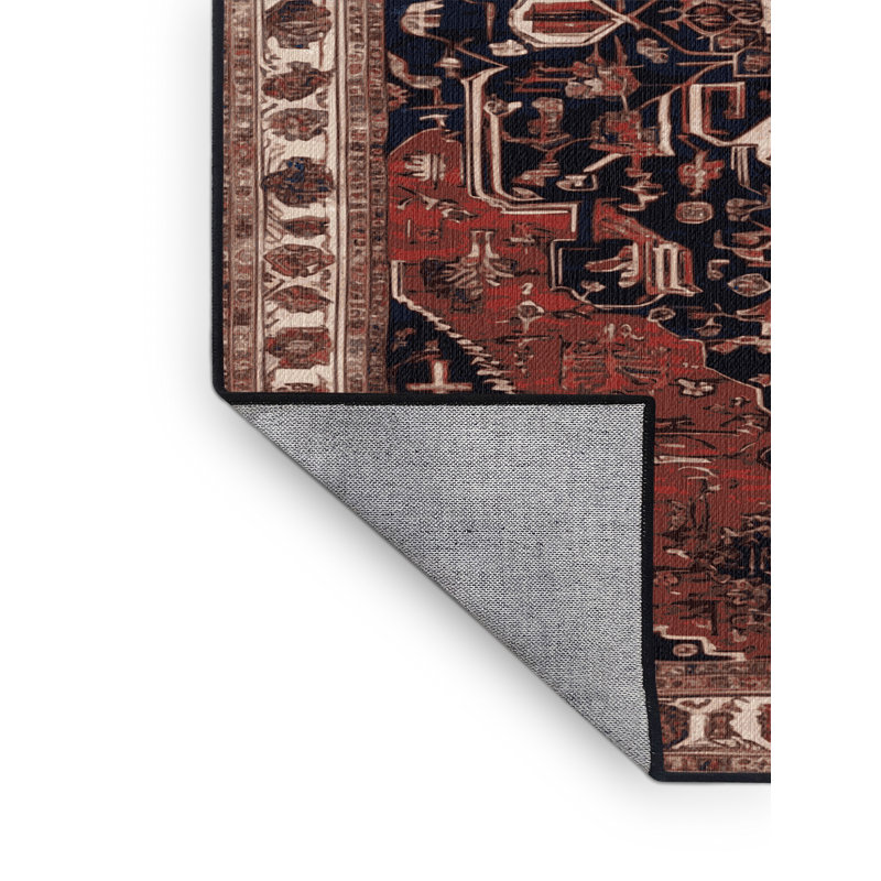 Tapis brun lavable à la machine