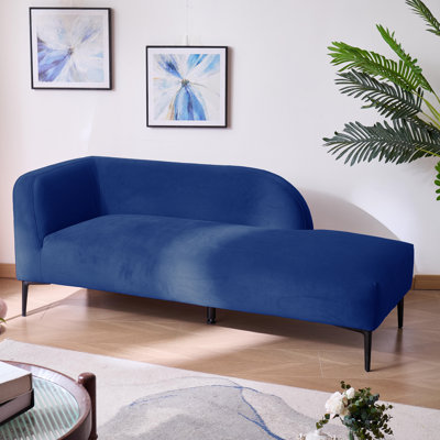 Adelyn Velvet Chaise Lounge by Ebern Designs