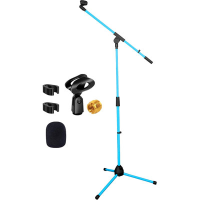 5 Core Tripod Mic Stand Height Adjustable Floor Microphone Boom Arm Pedestal Para Microfono for Singing On Stage Studio
