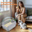 Merity Stainless Steel Cat Litter Box