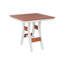 Berlin Gardens Harbor Regular Top With White Base Square Bar Table-526806390-526806386