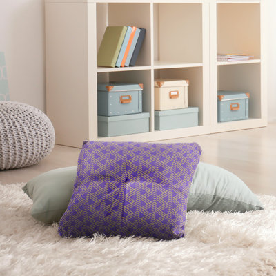 Coussin de sol zig zag classique